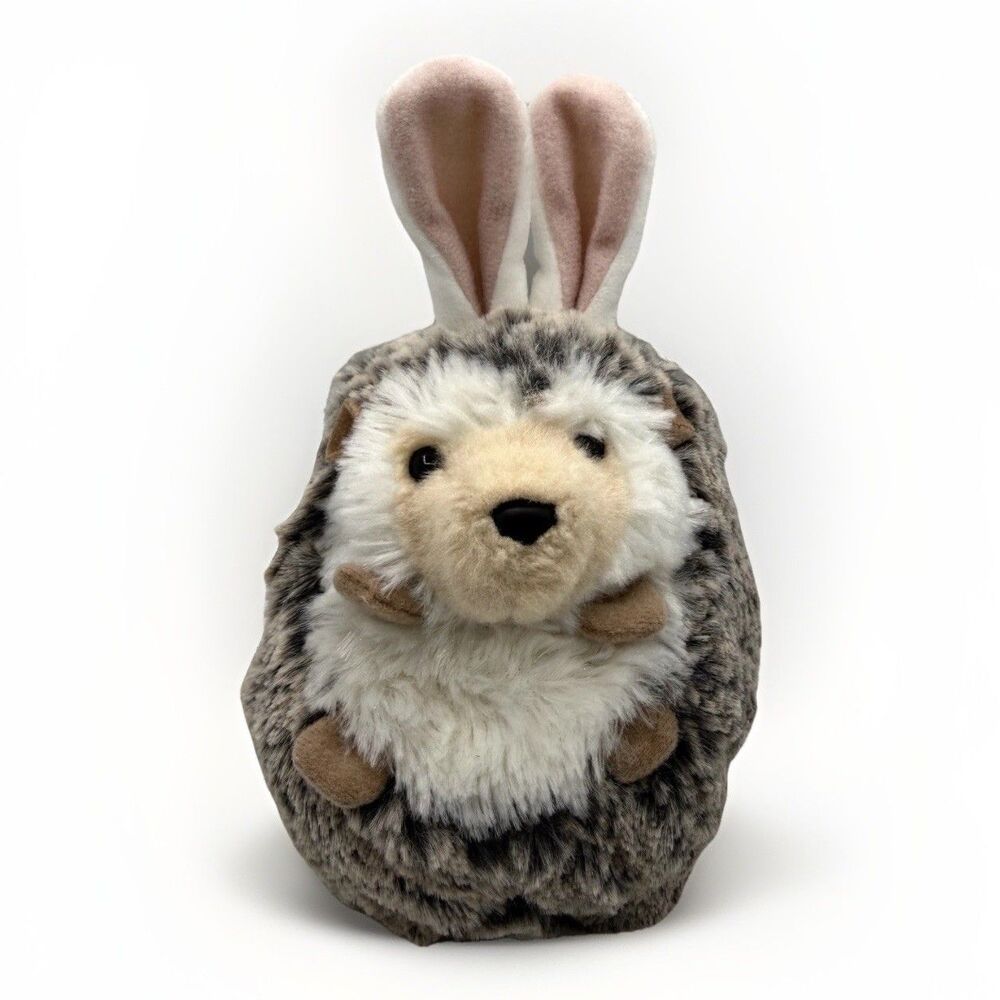 Douglas Cuddle Toys Mini Hedgehog Plush with Bunny Ears 4101S 4" Stuffed Animal